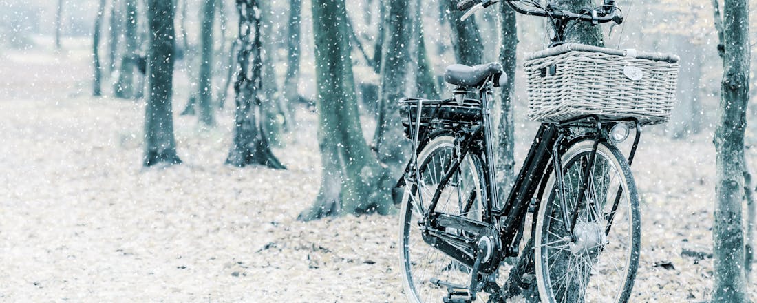 e-bike ebike elektrische fiets winter sneeuw mandje 8 wintertips voor je elektrische fiets