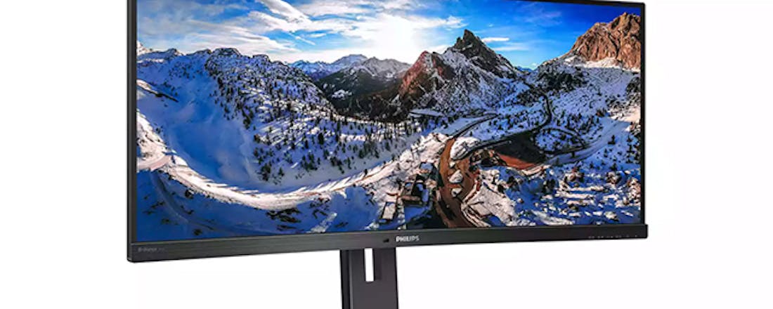 346p1crh.jpg Philips 346P1CRH review - Widescreen met KVM-switch