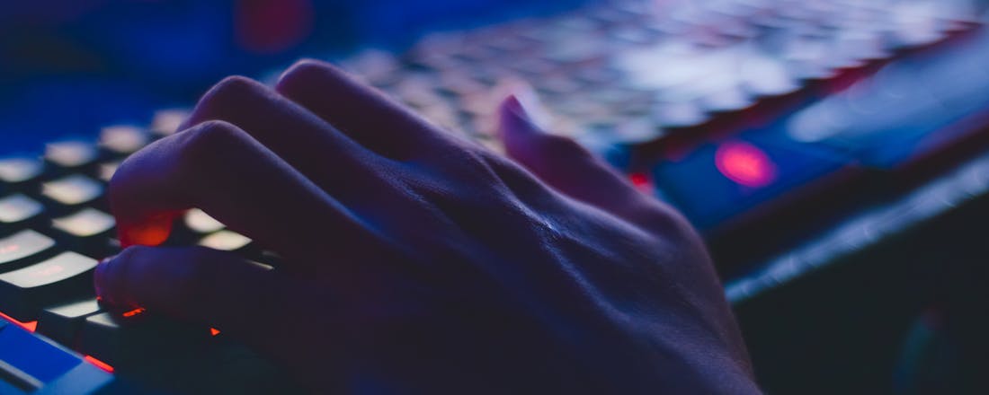 PC gaming keyboard Gamen met 540 frames per seconde