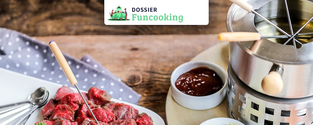 Lekker dippen: met fondue kun je alle kanten op!