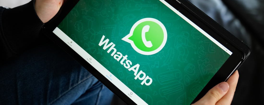 WhatsApp op een tablet WhatsApp op je tablet: zo regel je dat