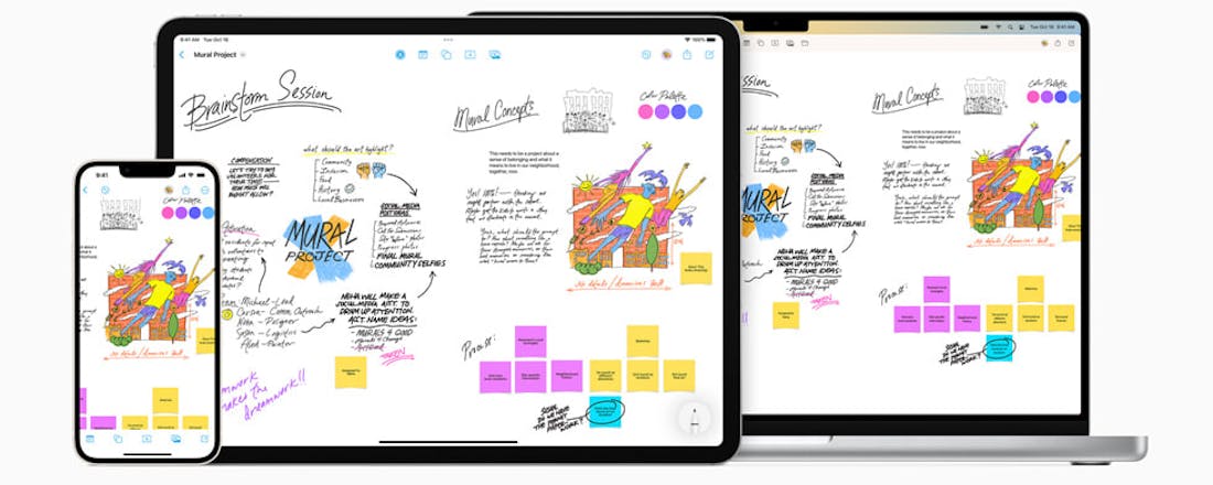 Apple Freeform Dit kun je met de Freeform-app van Apple