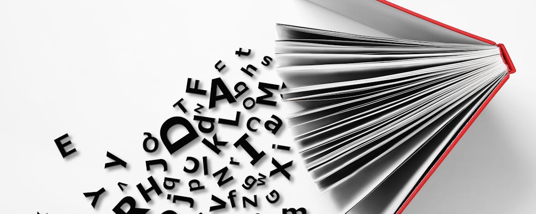 Dyslexie boek tekst letters moeilijk lezen Een lettertype maken van je eigen handschrift