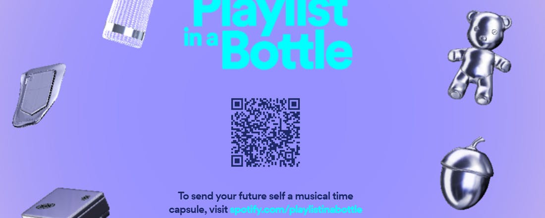 Zo maak je met Spotify een muzikale tijdscapsule