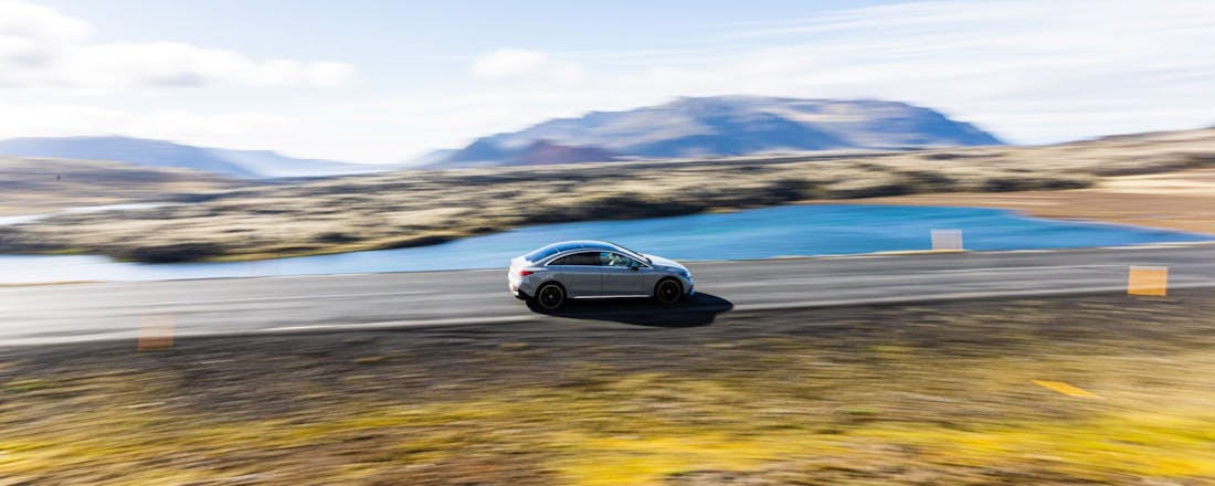 elektrische auto Mercedes EQE Deze 10 elektrische auto’s van 2023 rijden de meeste kilometers op een volle accu