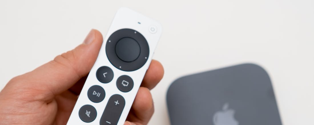 apple tv remote afstandbediening hand Volumeknoppen Apple TV-remote kapot? Zo fix je dat