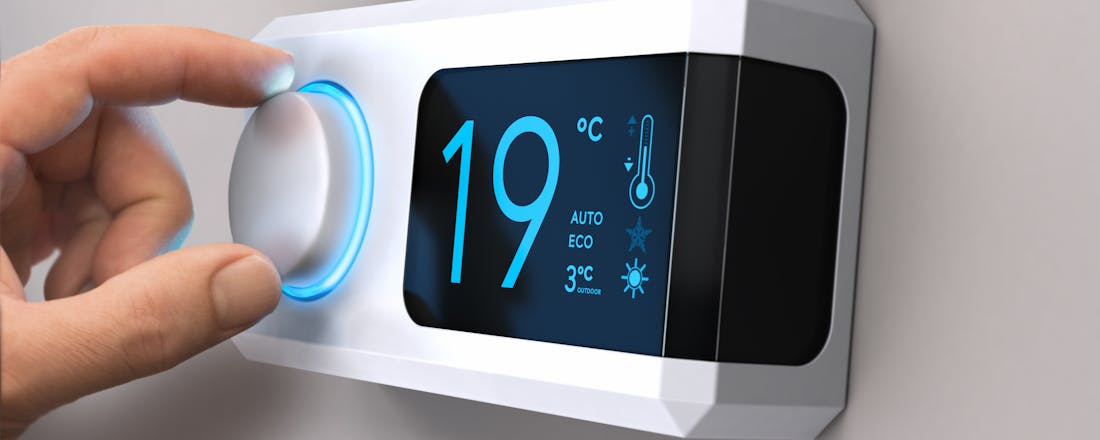 Moderne thermostaat temperatuur instellen Kamerthermostaat én thermostaatkranen, de perfecte match