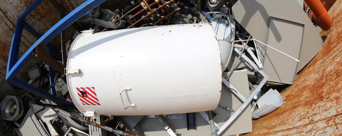 Boiler op schroothoop Oude cv-ketels niet volgens wettelijke regels gerecycled