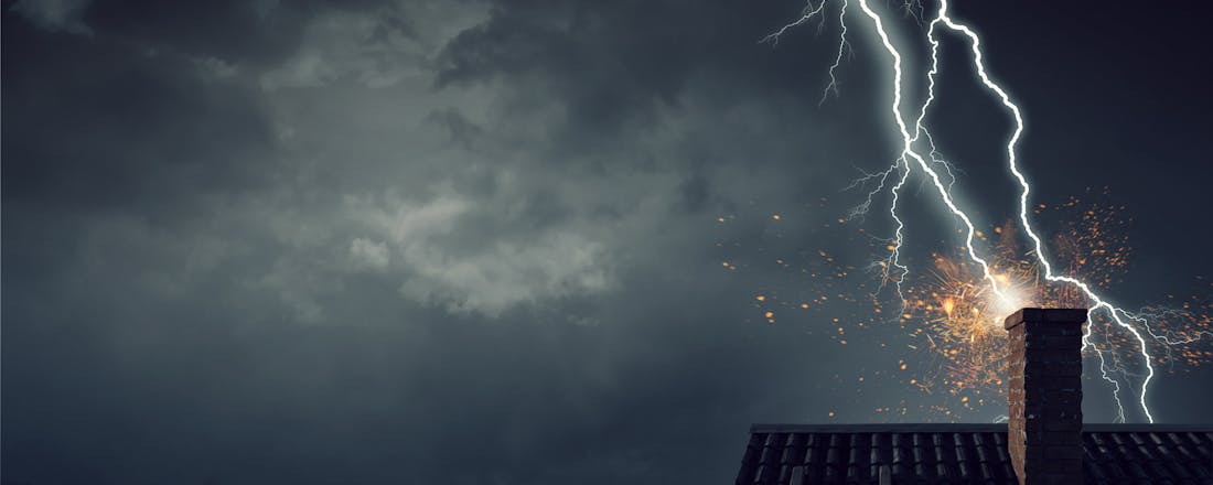 Inslaande bliksem Hoe kun je schade aan je huis door klimaatrampen voorkomen?