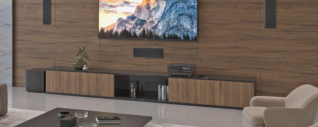 Een AV-receiver gebruik je met speakers die overal in de kamer staan. Wat is een AV-receiver?