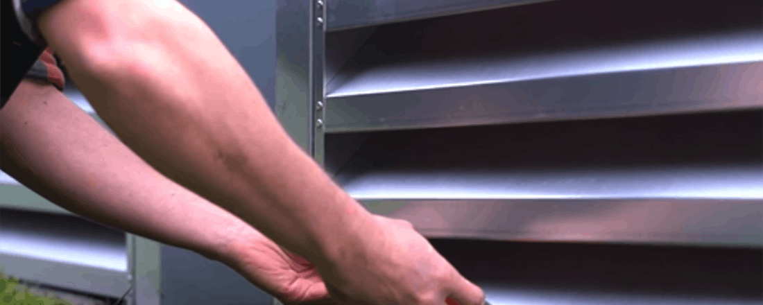 Lawaai voorkomen? Bouw een kast om je airco en warmtepomp