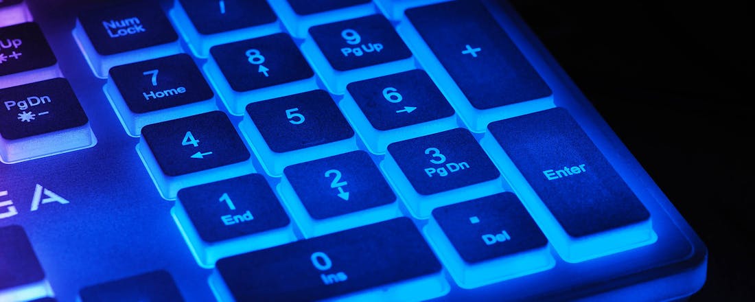 Numerieke gedeelte toetsenbord num pad keyboard Eenvoudig inloggen: zeg vaarwel tegen de pincode in Windows 11