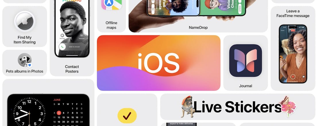 iOS 17, iPadOS 17, watchOS 10 en tvOS 17 aangekondigd: dit is er nieuw