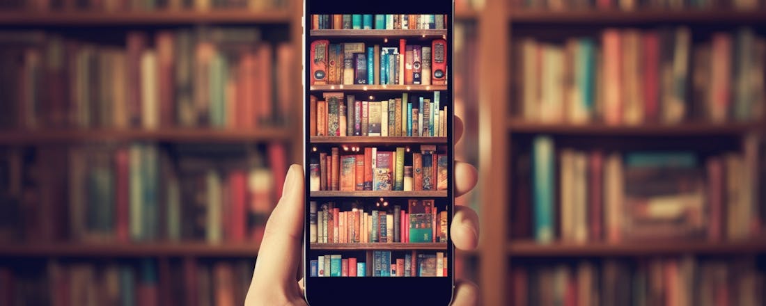 Boekenkast op smartphone In 5 stappen: maak een e-reader van je oude Android-telefoon