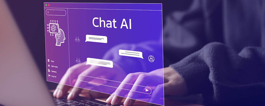 Chat AI praten met een robot Babbelen met bijdehante bots: er is meer dan ChatGPT