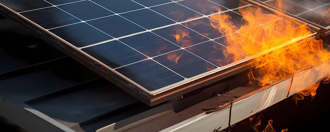 Brand in een zonnepaneel Zonnepanelen verzekeren: is het nodig om een verzekering af te sluiten?