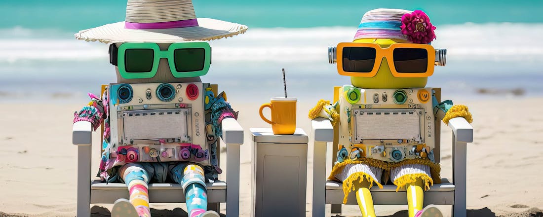 Robots aan het strand Zo kan ChatGPT helpen bij het plannen van vakantie