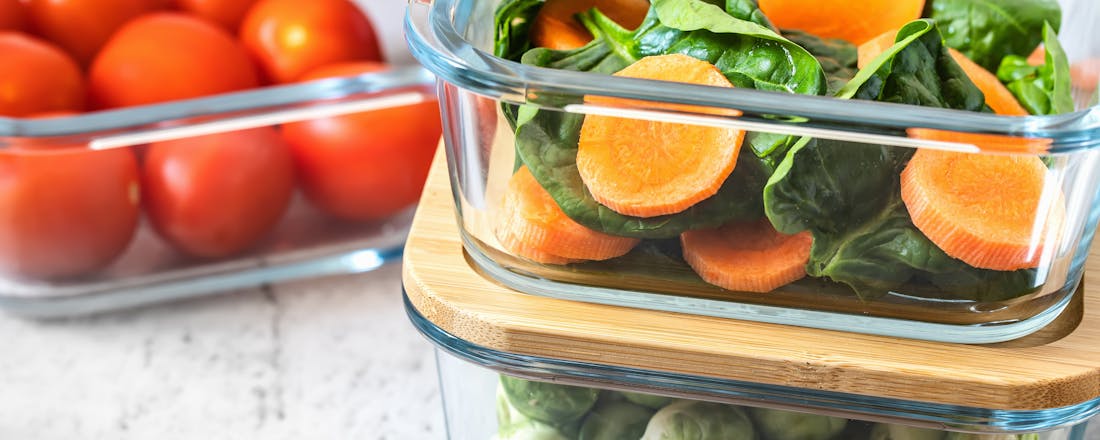 Glazen vershoudbakjes. Weg met plastic: gebruik duurzame en veilige bewaarbakjes