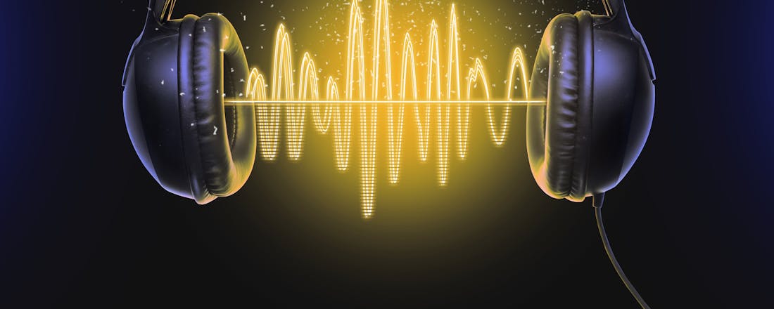 Koptelefoon met geluidsgolven Van start met equalizers: dit zijn ze en zo werken ze!