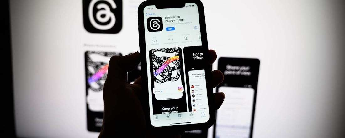 Threads-app van Meta Dit is Threads, de Twitter-concurrent van Meta