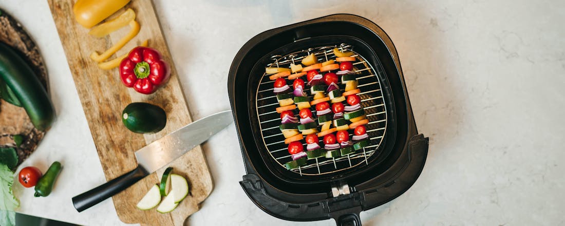 Grillplaat voor de airfryer. Yummy! Zomerse hapjes uit de airfryer