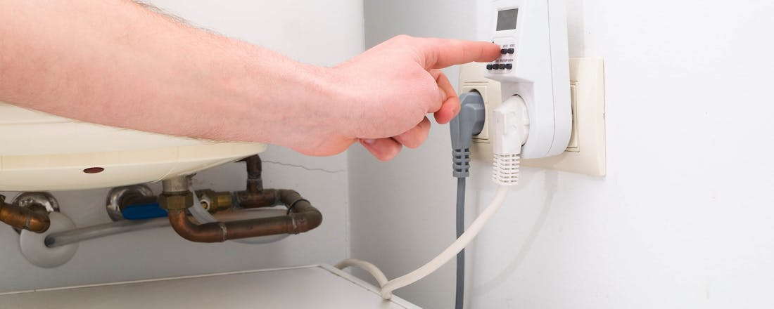 Timer op een boiler Bespaar energie: zet een timer op je boiler