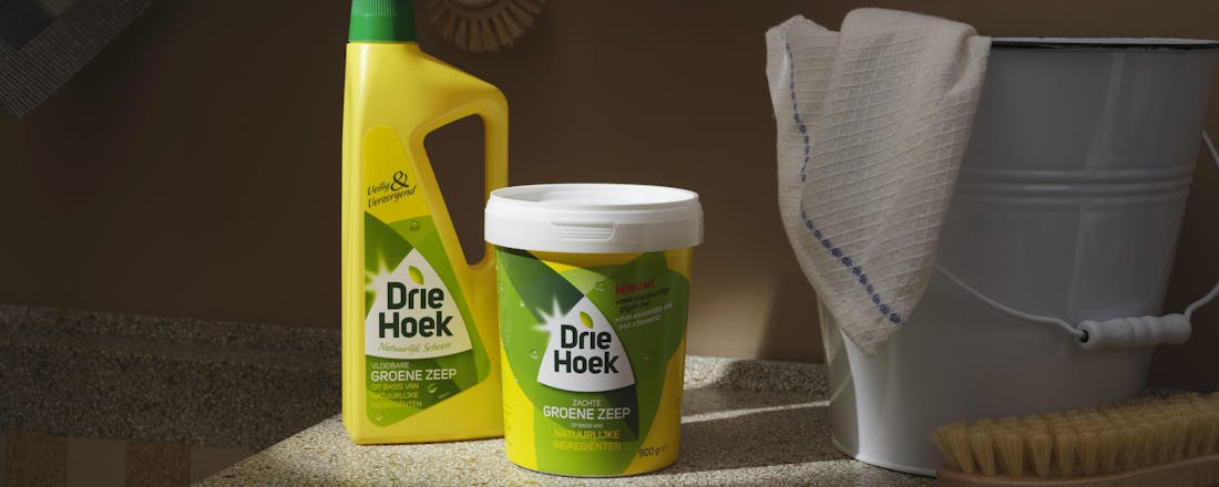 Groene zeep 10x (goedkoop!) je huis schoon met soda, groene zeep en azijn