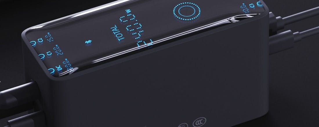 IFA 2023: 240 Watt 5-poorts snellader met display en app-bediening