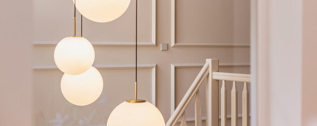 Interieur met lichtroze schakelaar Mooie stopcontacten en schakelaars: de finishing touch voor je huis