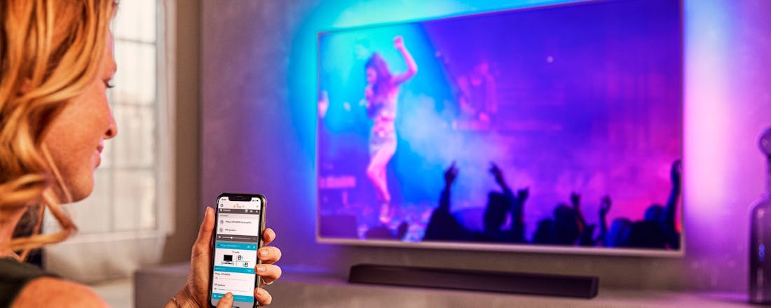 Via Play-Fi kun je Philips-tv's en -soundbars koppelen. Waar voor je geld: 5 echt goede soundbars met bluetooth