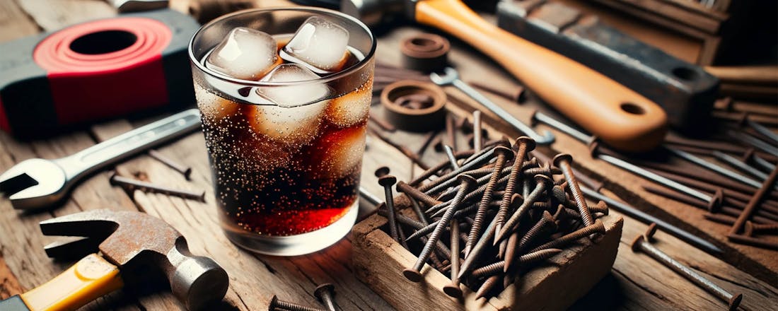 Cola en roest Roest verwijderen? Cola werkt echt (en dit is hoe en waarom)