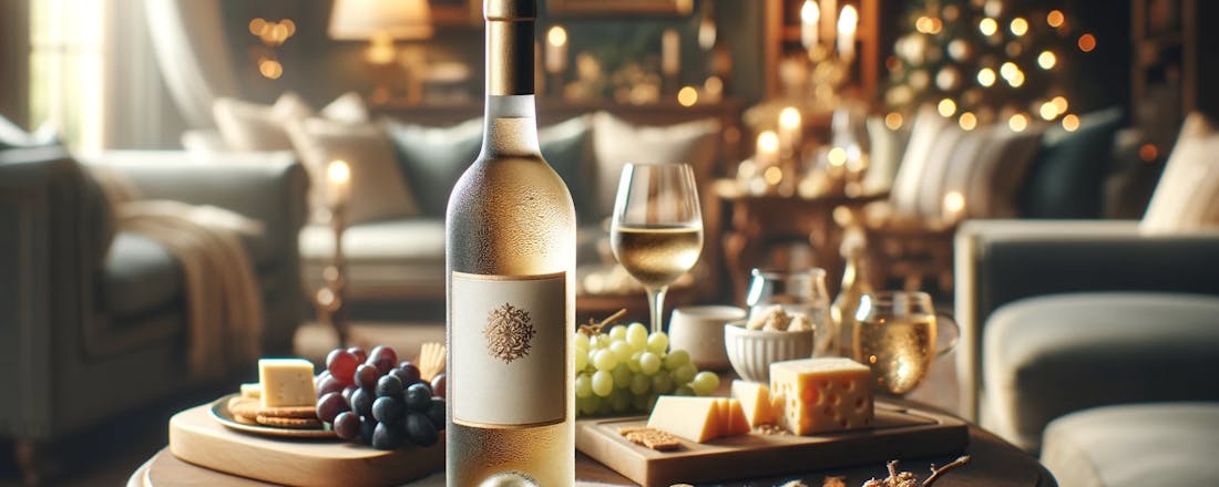 Fles gekoelde witte wijn Handige tip (bijvoorbeeld voor kerst): zo krijg je wijn snel gekoeld