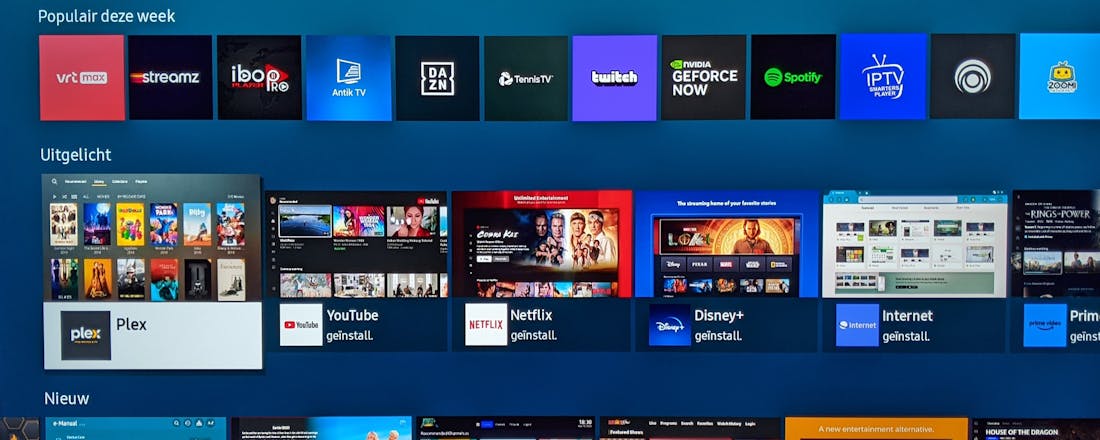 Zo installeer je apps op een smart-tv van Samsung