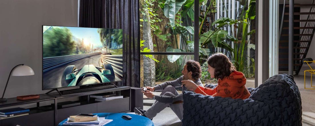 Een soundbar hoeft niet groot te zijn Van bureau naar bank: zet je tv in als spelcomputer voor pc-games