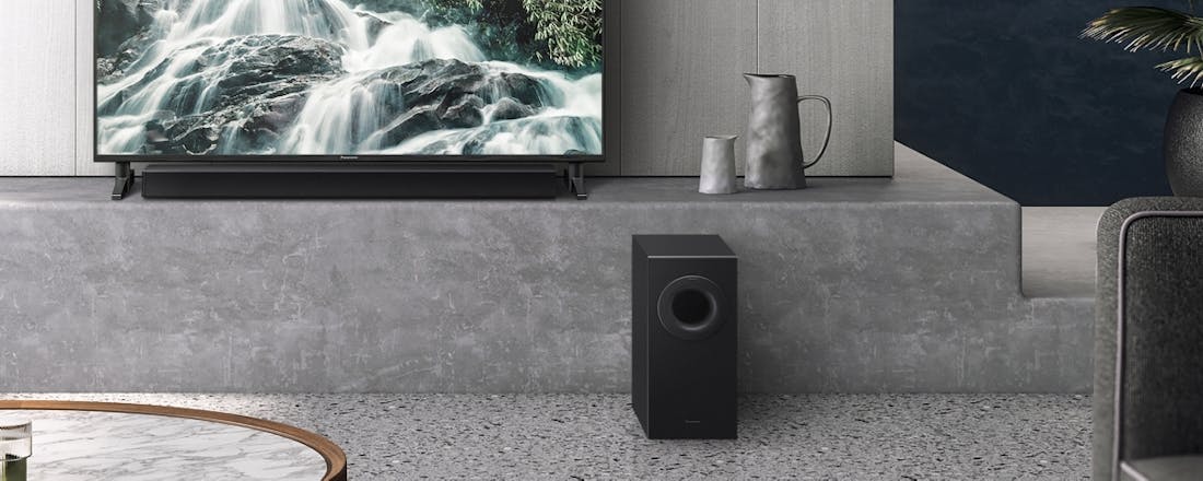 Panasonic SC-HTB496: Krachtig televisiegeluid met een stevige bas