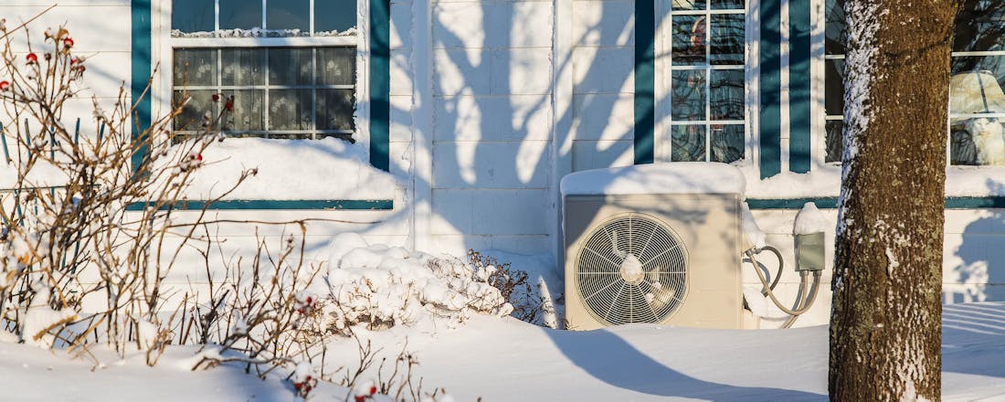 warmtepomp in de winter Het verbruik van de warmtepomp, zelfs als het buiten vriest