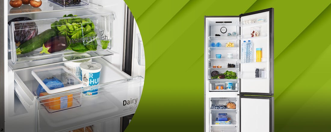 Van groente tot vlees: alles blijft langer vers in de stille Beko B7RCNE408HXBR