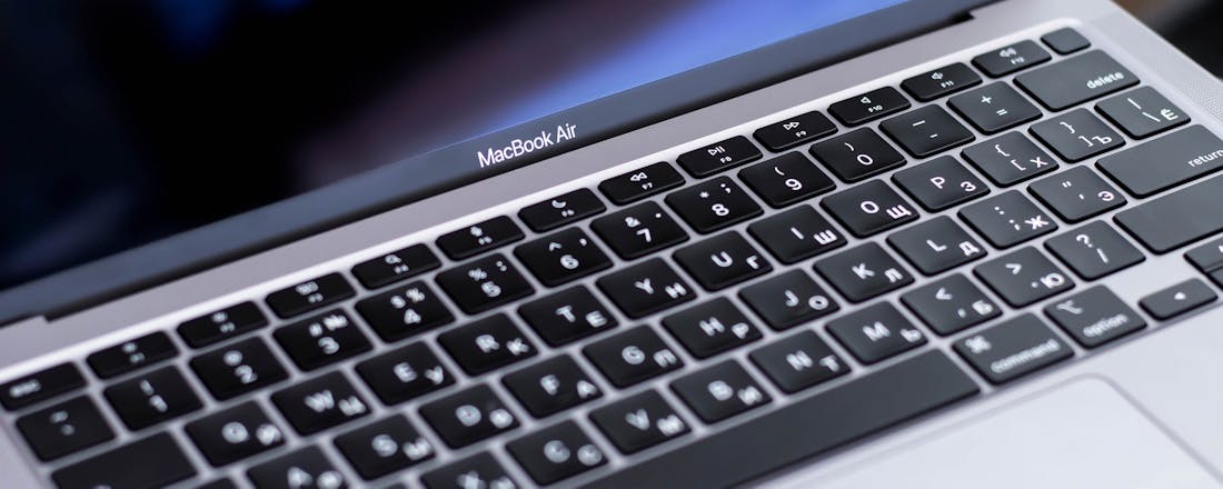 Close-up MacBook Air Onmisbare sneltoetsen op je MacBook en iMac