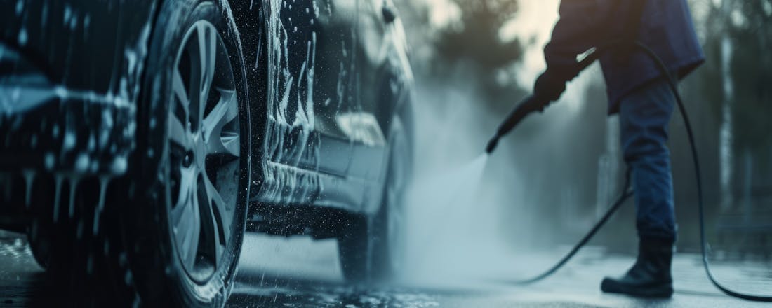 Auto wassen hogedrukreiniger EV schoonmaken met een hogedrukreiniger, kan dat?