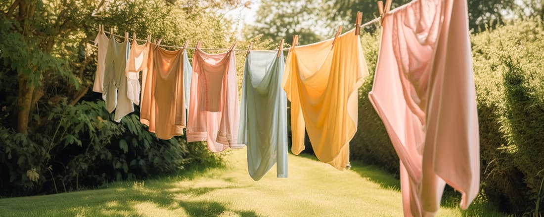 Waslijn in de tuin Wasdroger, wasrek of de buitenlucht: voordelen en nadelen