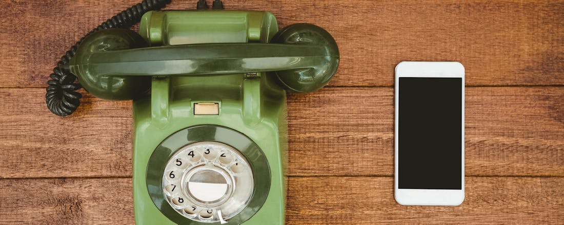 Oude telefoon en smartphone Gewoon bellen? We doen het steeds minder!