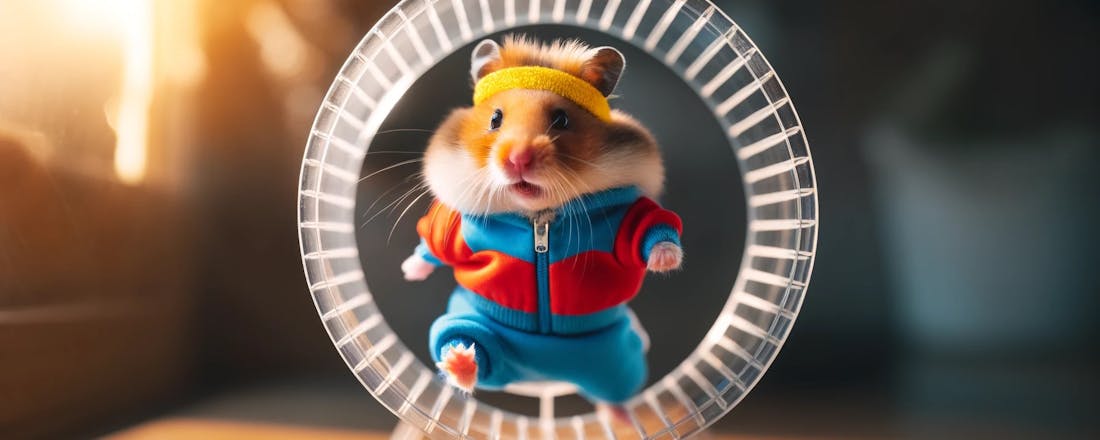 Rennende hamster Dit zijn de 9 sporten waarmee je het makkelijkst afvalt