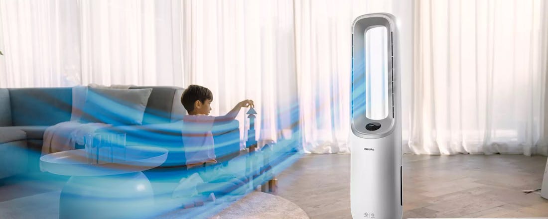Philips Air Performer 7000 series AMF765/10 (beeld v2) Consumenten testen: Philips Air Performer – Uitstekende luchtreiniging en ventilator