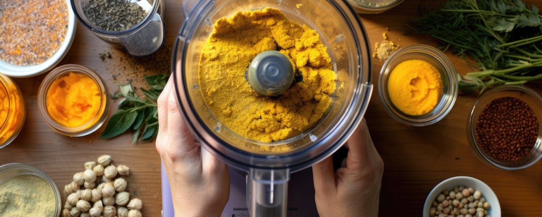 Bovenaanzicht keukenmachine Dit is het verschil tussen een keukenmachine en een foodprocessor