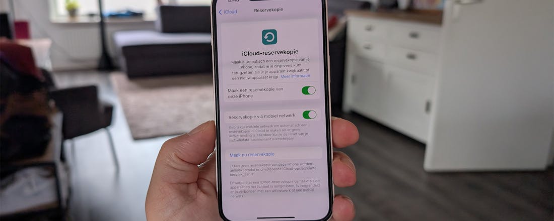 Zo maak je een back-up van je iPhone met iCloud en iTunes