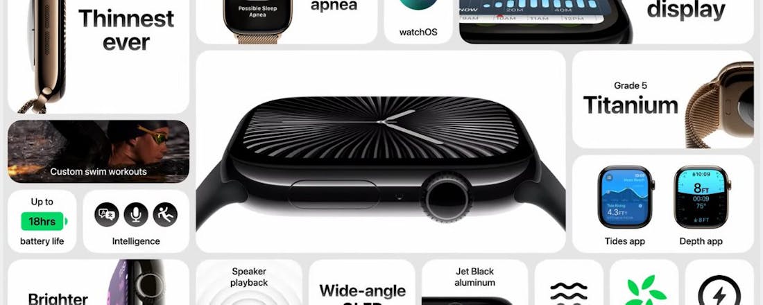 Dit zijn de nieuwe Apple Watches