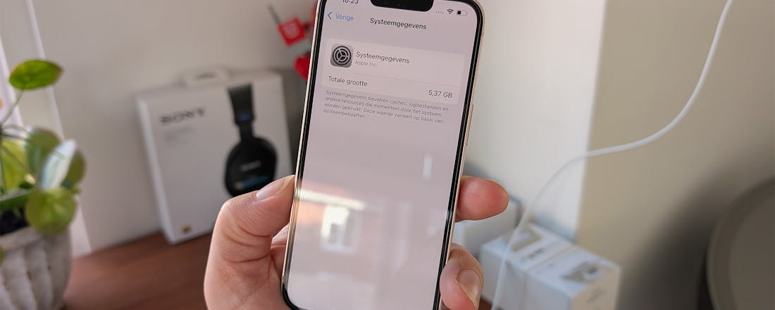 Systeemgegevens verwijderen op een iPhone doe je zo
