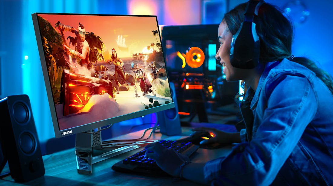 Lenovo Legion R27qe gaming monitor - Razendsnel beeldscherm
