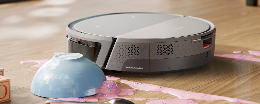 Consumenten testen: de Philips HomeRun 9000-serie stofzuiger-dweilrobot