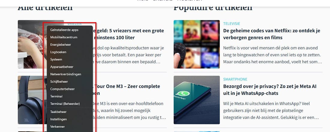 Tweede Startmenu Windows 11 Zó handig is het (verborgen!) tweede Startmenu van Windows 11